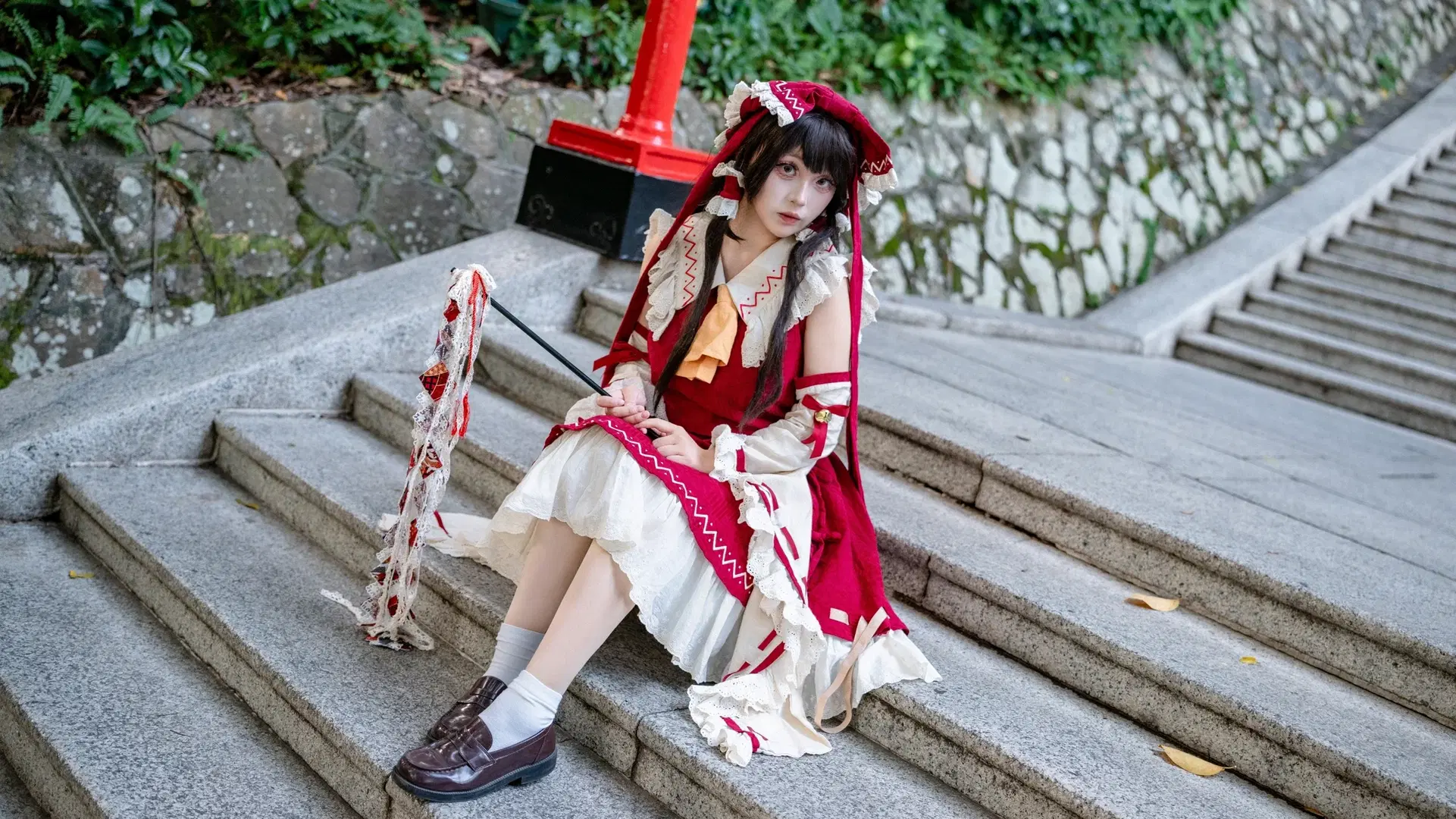 【博麗靈夢cos】東方Project樂園巫女的紅白經典正片 - 小菲大人来也 - 第6張