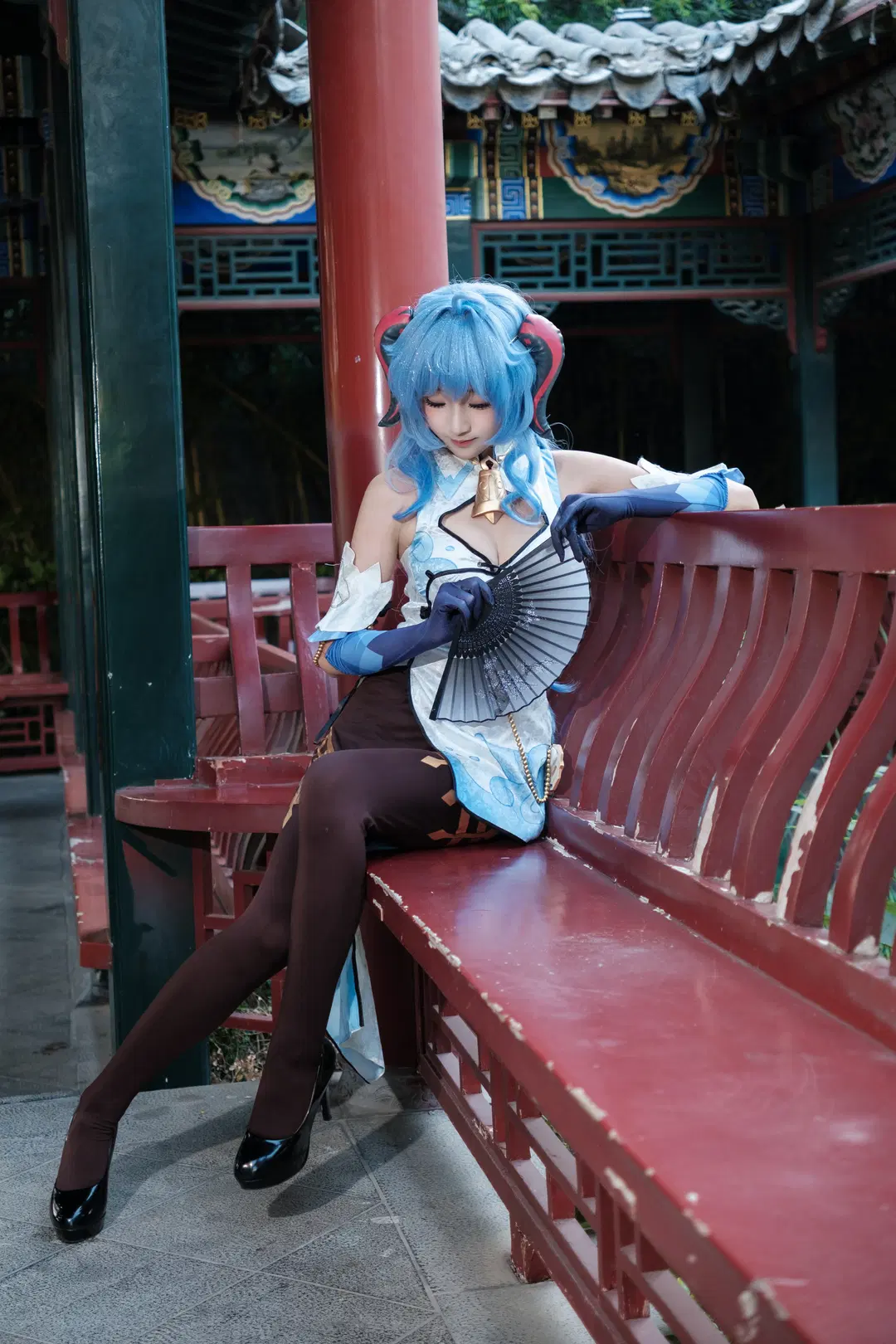 【甘雨cos】原神逐月節，璃月園林裡的中式隨拍 - 牢友今天拍照了吗 - 第10張