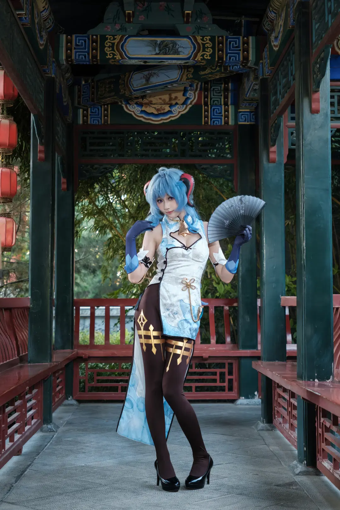【甘雨cos】原神逐月節，璃月園林裡的中式隨拍 - 牢友今天拍照了吗 - 第11張