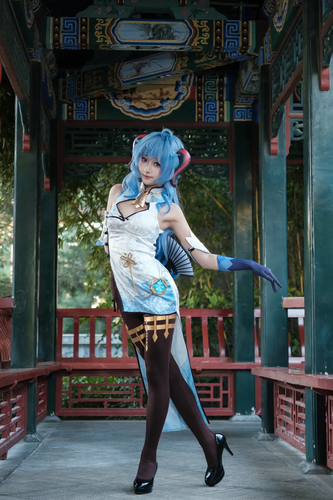 【甘雨cos】原神逐月節，璃月園林裡的中式隨拍 - 牢友今天拍照了吗 - 第2張