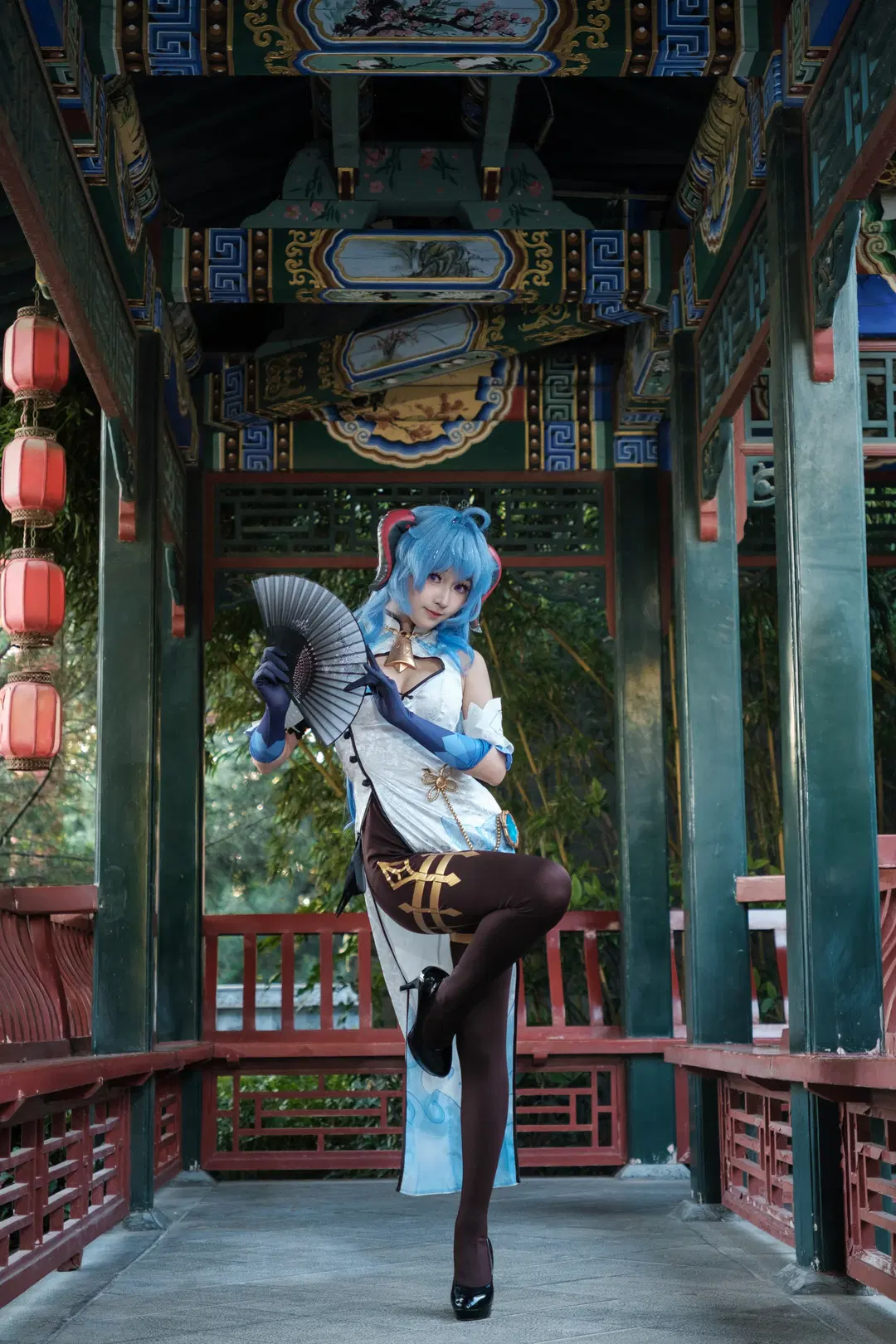 【甘雨cos】原神逐月節，璃月園林裡的中式隨拍 - 牢友今天拍照了吗 - 第4張