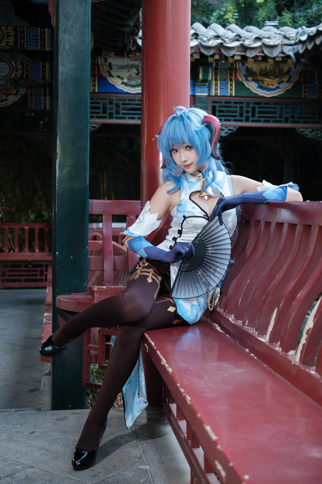 【甘雨cos】原神逐月節，璃月園林裡的中式隨拍 - 牢友今天拍照了吗 - 第5張