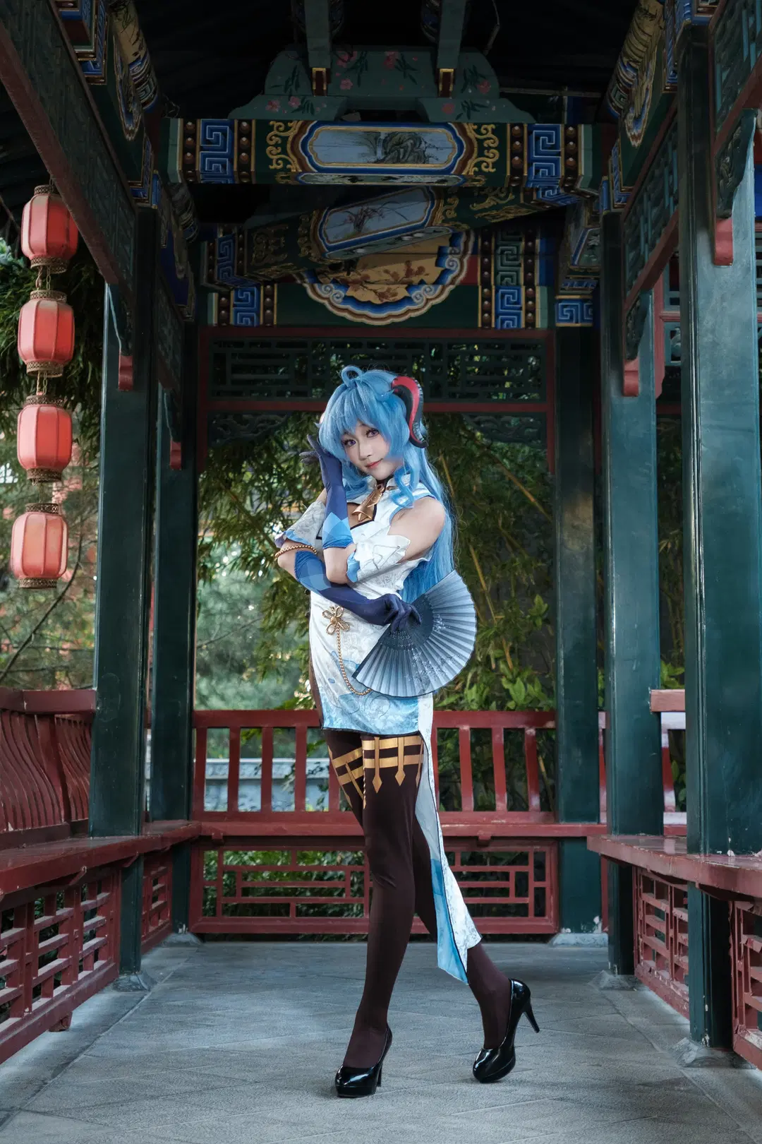 【甘雨cos】原神逐月節，璃月園林裡的中式隨拍 - 牢友今天拍照了吗 - 第6張