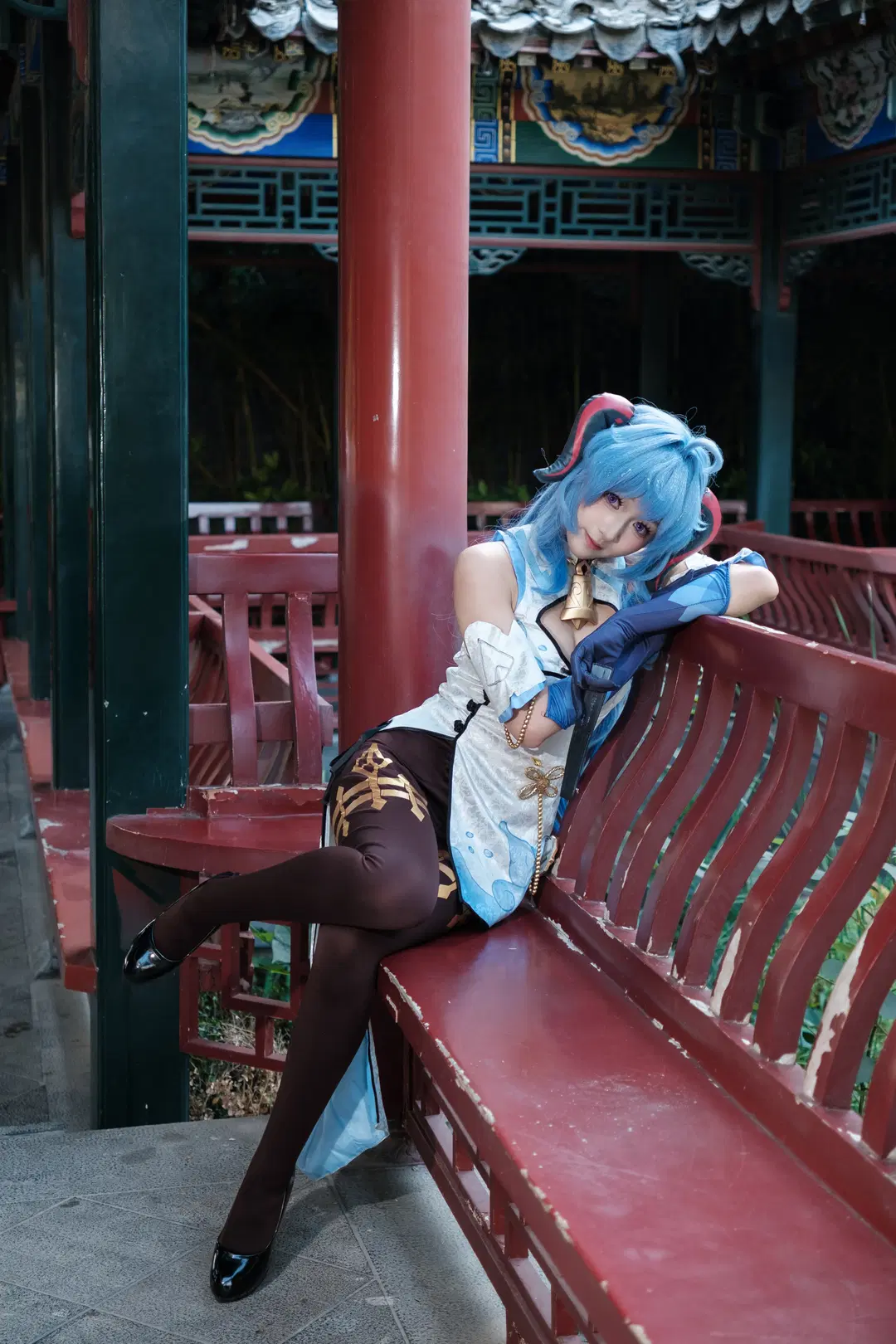 【甘雨cos】原神逐月節，璃月園林裡的中式隨拍 - 牢友今天拍照了吗 - 第9張