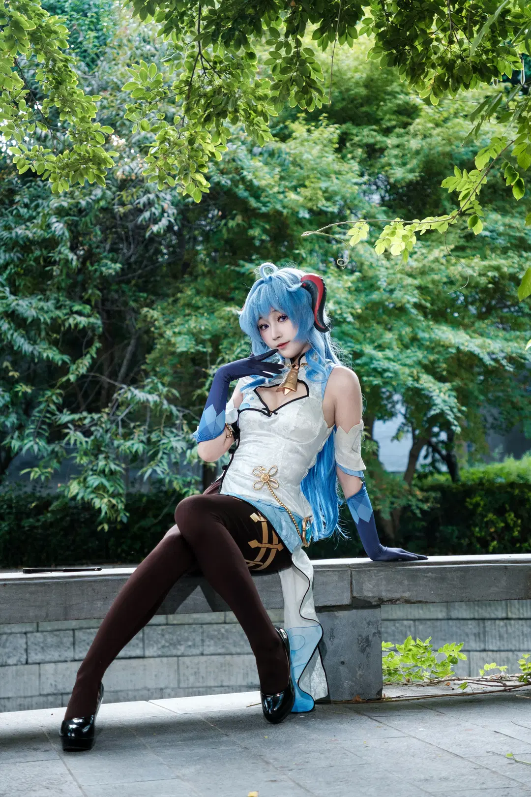 【甘雨 コスプレ】『原神』璃月の半仙が織りなす屋外の光と影の記録 - 牢友今天拍照了吗（是摄影不to签） - 2枚目