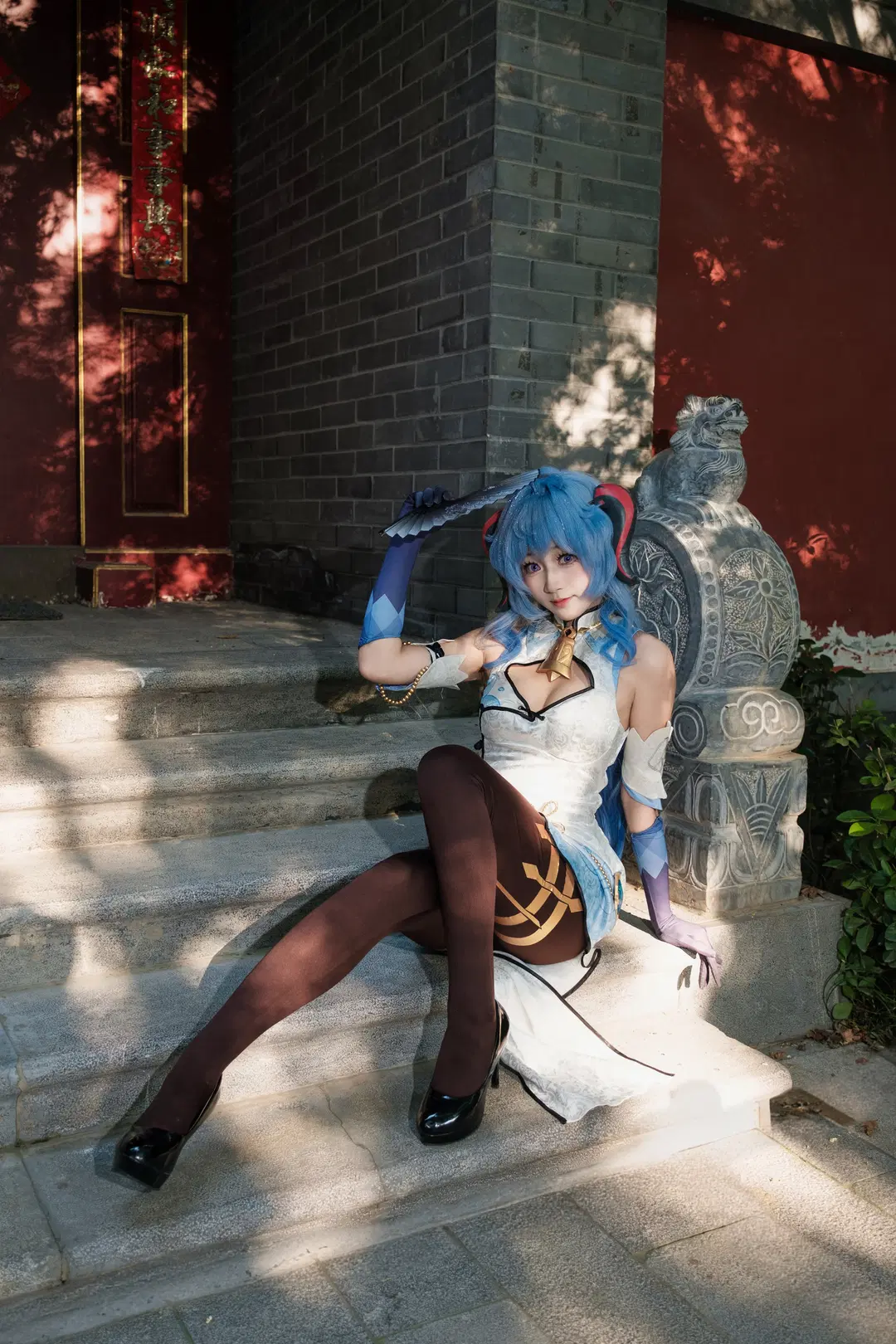 【甘雨 コスプレ】『原神』璃月の半仙が織りなす屋外の光と影の記録 - 牢友今天拍照了吗（是摄影不to签） - 4枚目