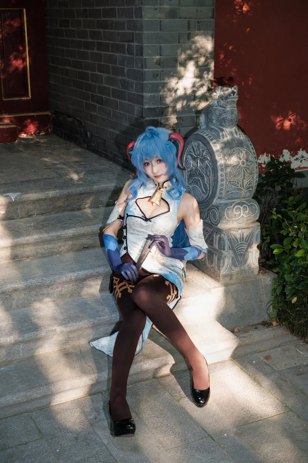 【甘雨 コスプレ】『原神』璃月の半仙が織りなす屋外の光と影の記録 - 牢友今天拍照了吗（是摄影不to签） - 5枚目