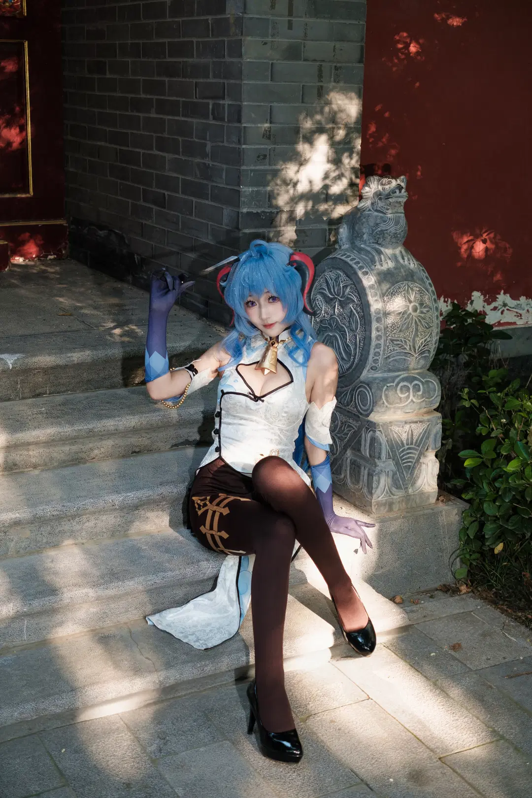 【甘雨 コスプレ】『原神』璃月の半仙が織りなす屋外の光と影の記録 - 牢友今天拍照了吗（是摄影不to签） - 6枚目
