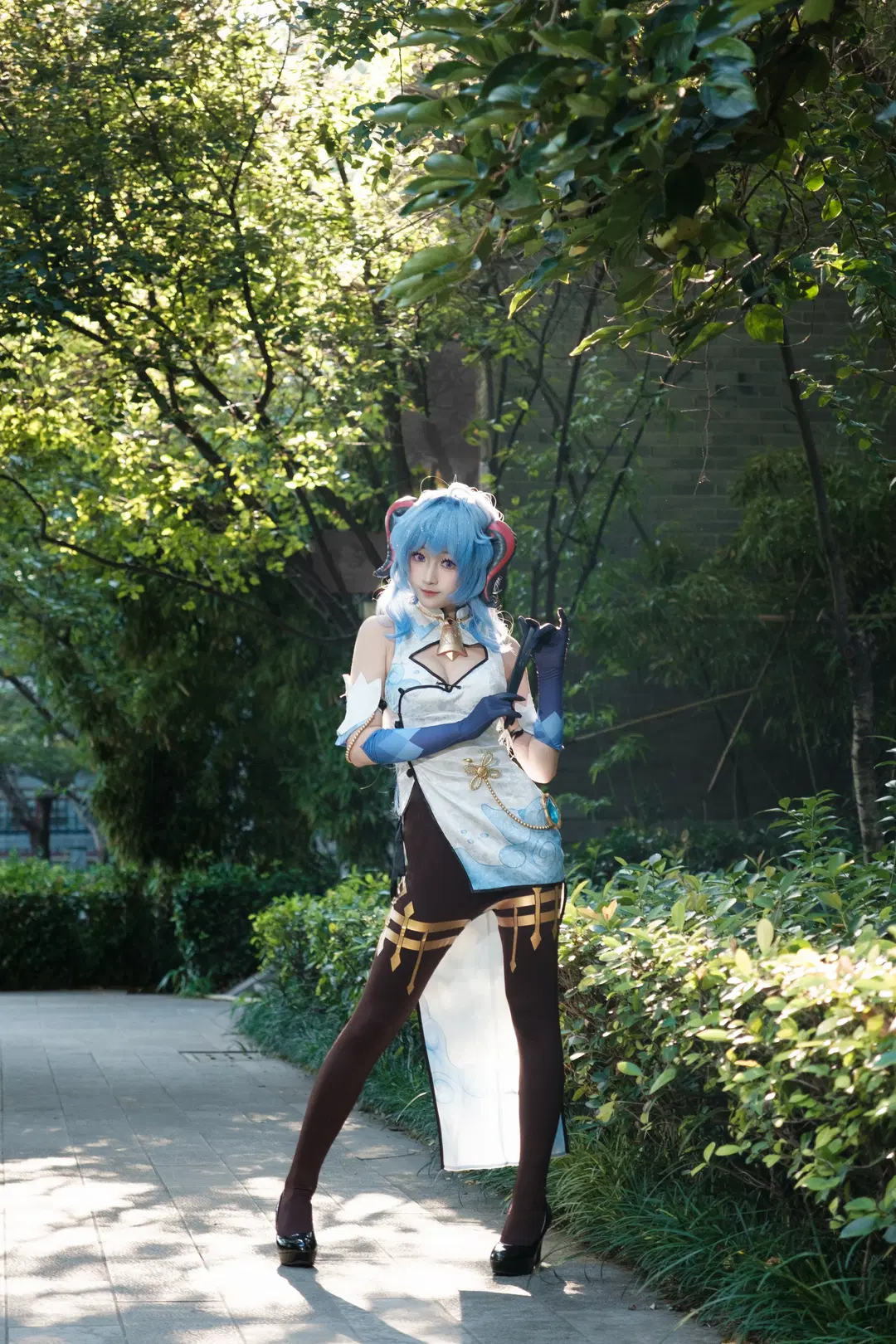 【甘雨 コスプレ】『原神』璃月の半仙が織りなす屋外の光と影の記録 - 牢友今天拍照了吗（是摄影不to签） - 9枚目