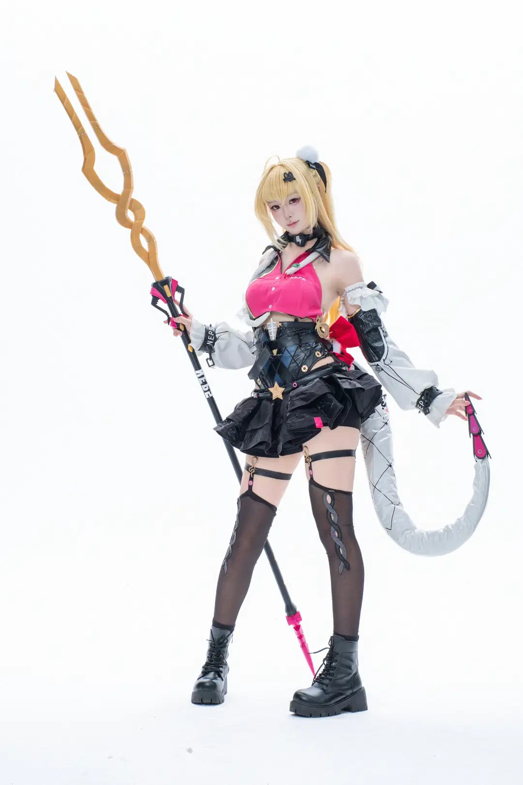 【希希芙cos】绝区零粉黑机能风正片 - 涴辰辰辰辰 - 第7张