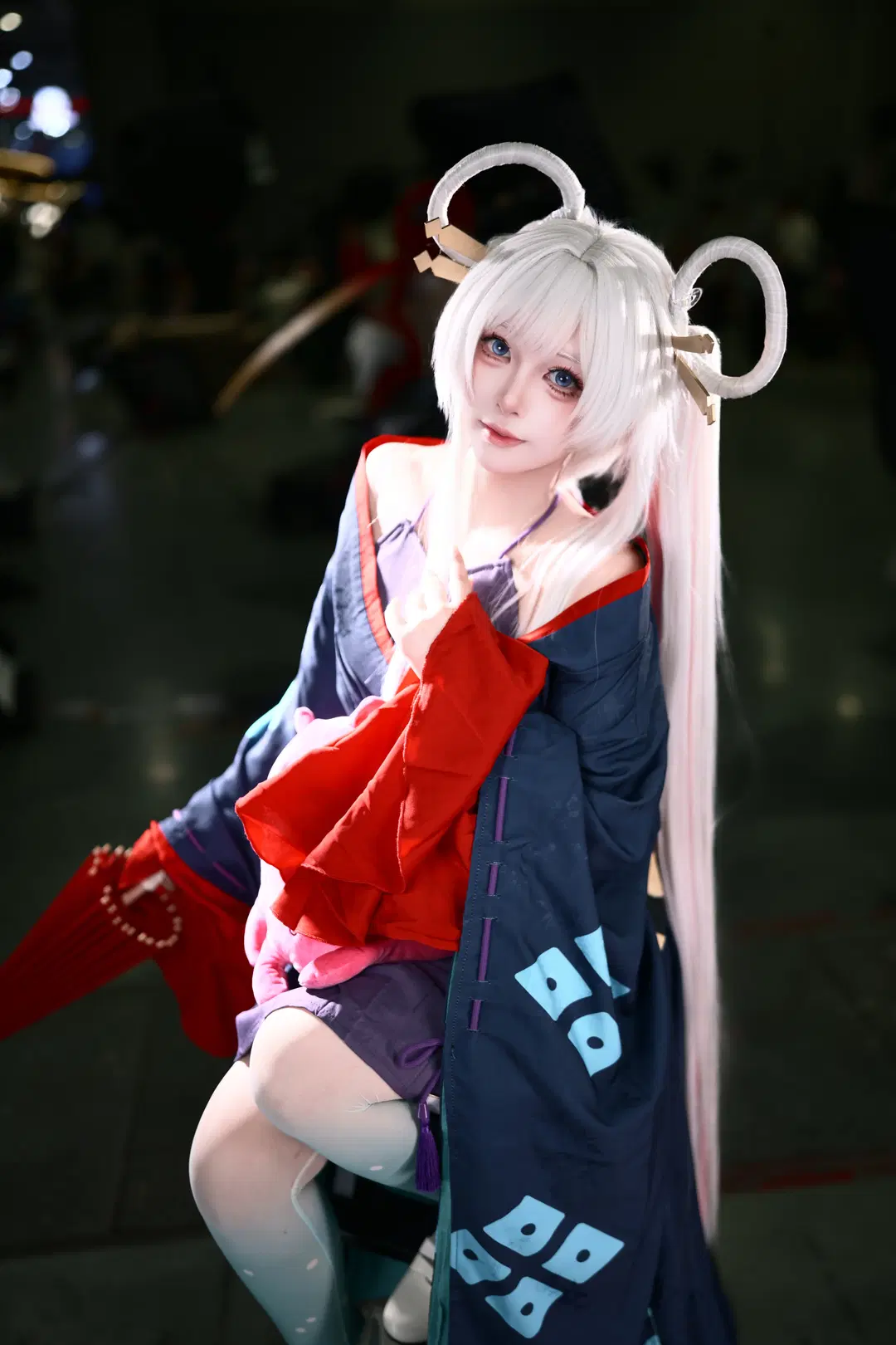 Convention photos, Cosmic Princess Kaguya!, Runami Yachiyo cosplay, BW 2026, Stockings