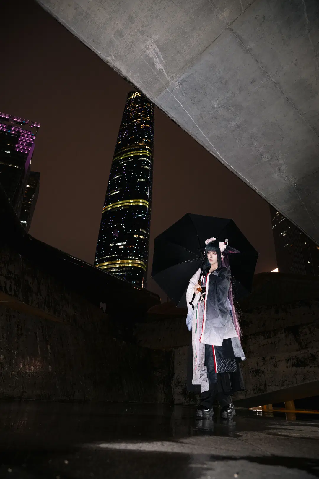【澪cos】明日方舟雨夜里的都市行动 - 一千零一问 - 第6张