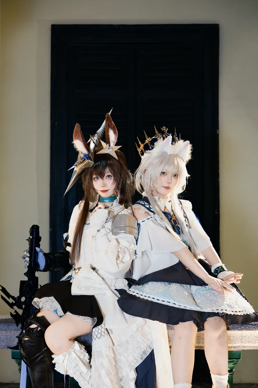 Arknights, Amiya cosplay, Rosmontis cosplay, Rhodes Island, Jungle knot