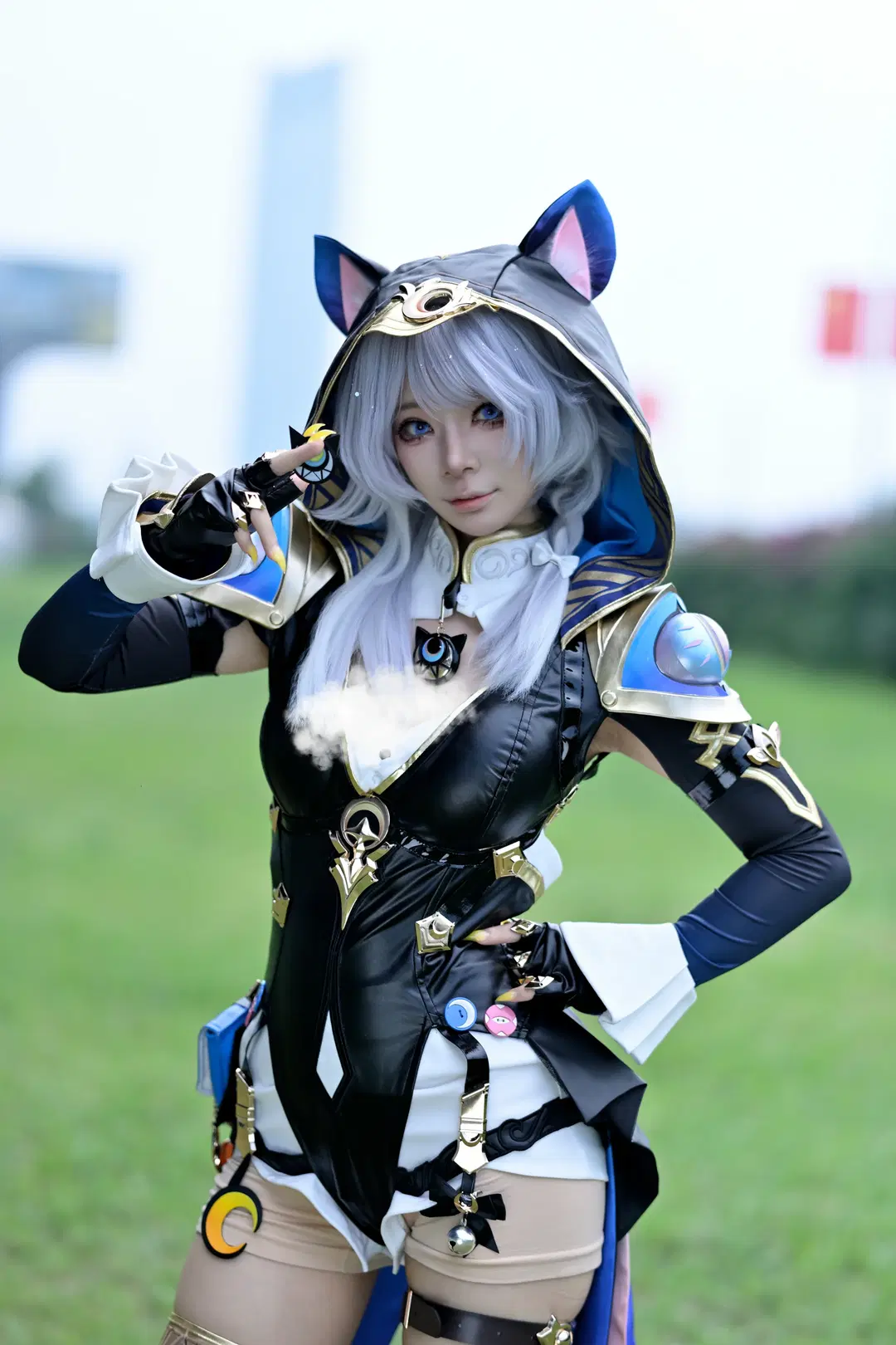 【赛飞儿cos】崩坏星穹铁道翁法罗斯的灵动猫猫出没漫展 - 茫零00 - 第2张