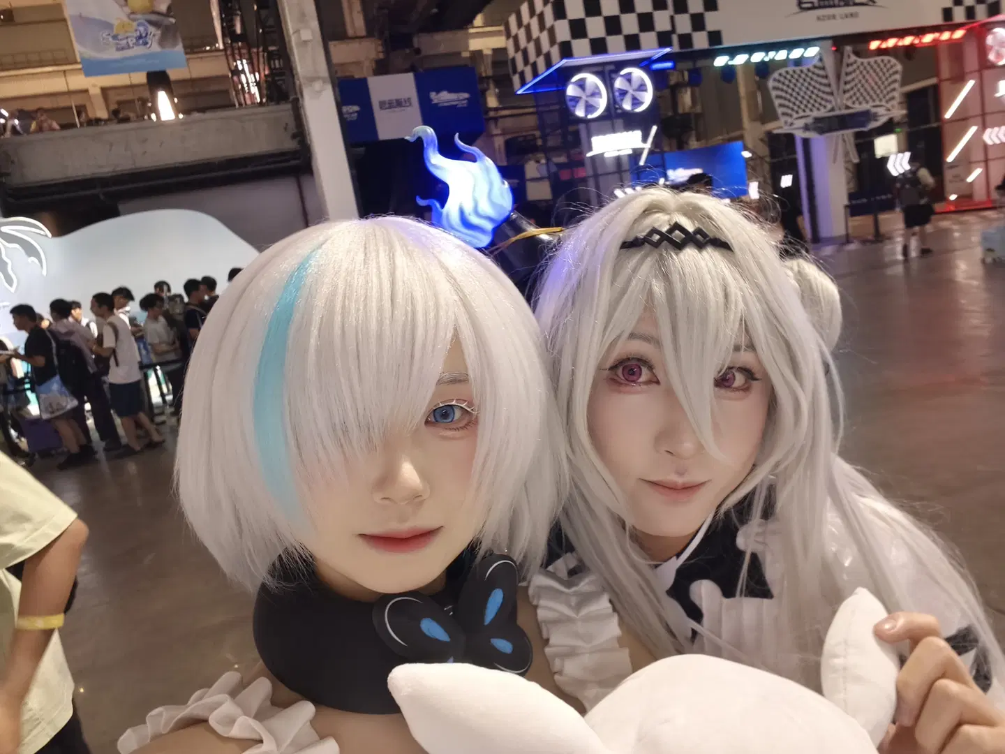cosplay, 碧蓝航线, 双人cos, 白发假发, 港区盛夏清凉节