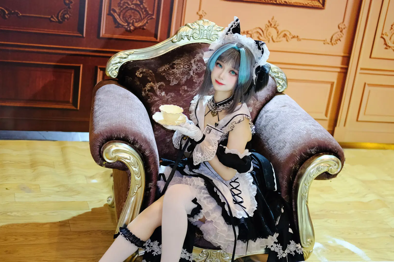 【柴郡cos】碧蓝航线皇家女仆的漫展日常 - 空凛羽 - 第2张