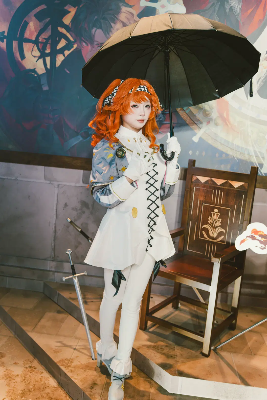 cosplay, 重返未来1999, 场照, 白丝, 十四行诗cos