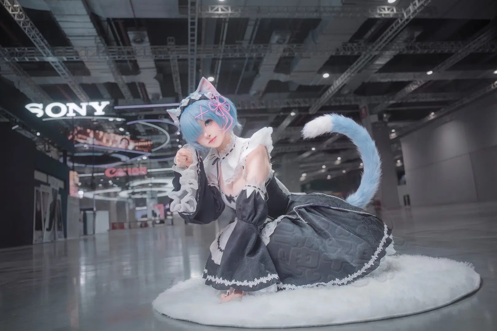 cosplay, 漫展返图, 从零开始的异世界生活, 蕾姆cos, 猫耳女仆