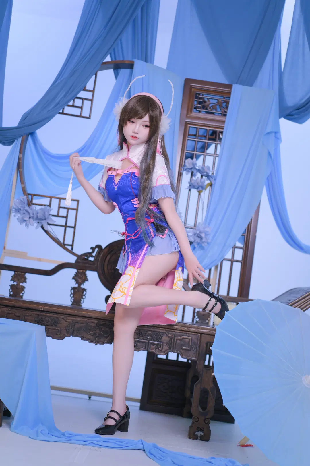 【D.Va cos】守望先锋宋哈娜的旗袍初体验 - 叽叽叽蓝 - 第2张