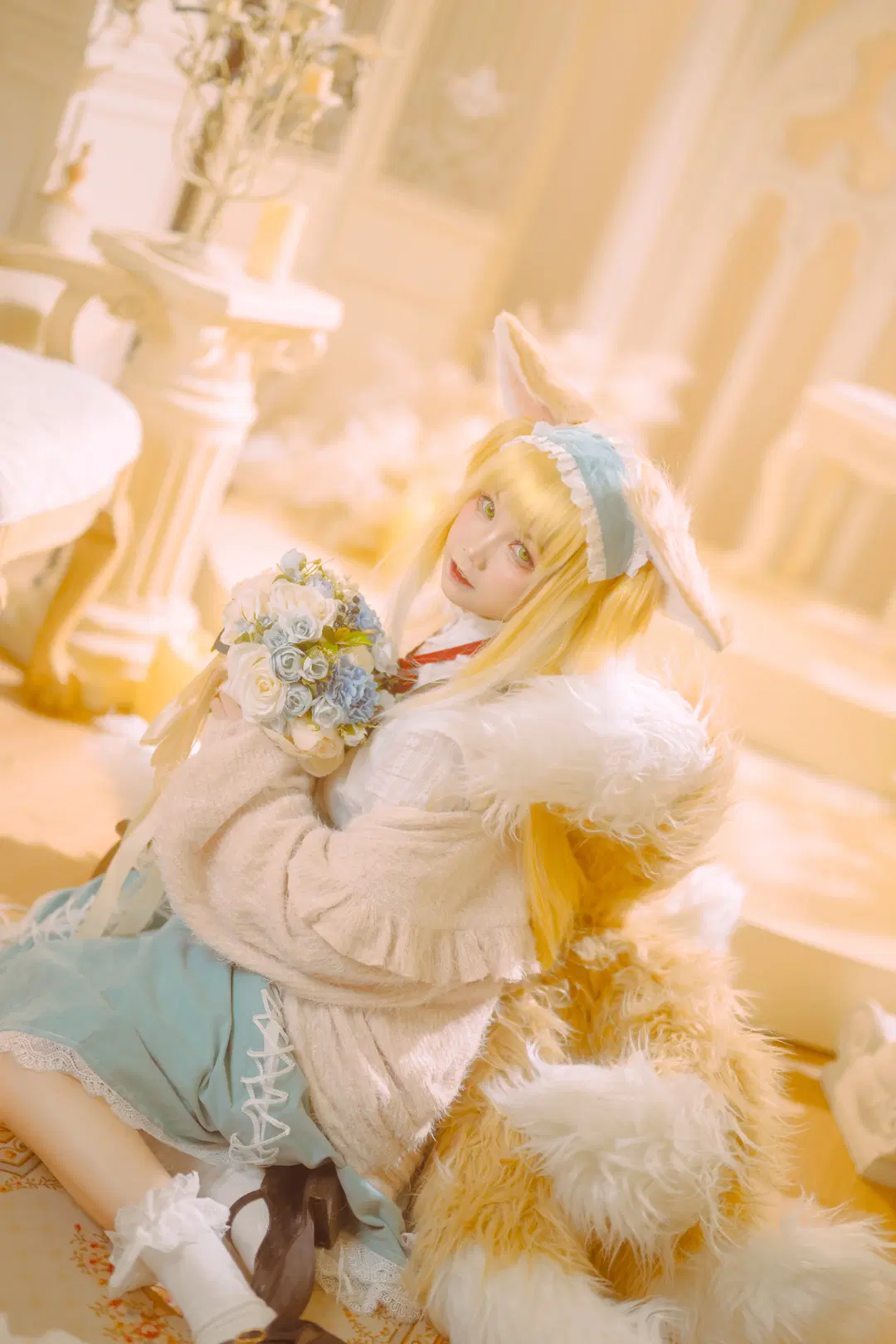 [Suzuran Cosplay] Arknights: Lisa's Church Birthday Celebration Photoset by 叽叽叽蓝 - Image 2