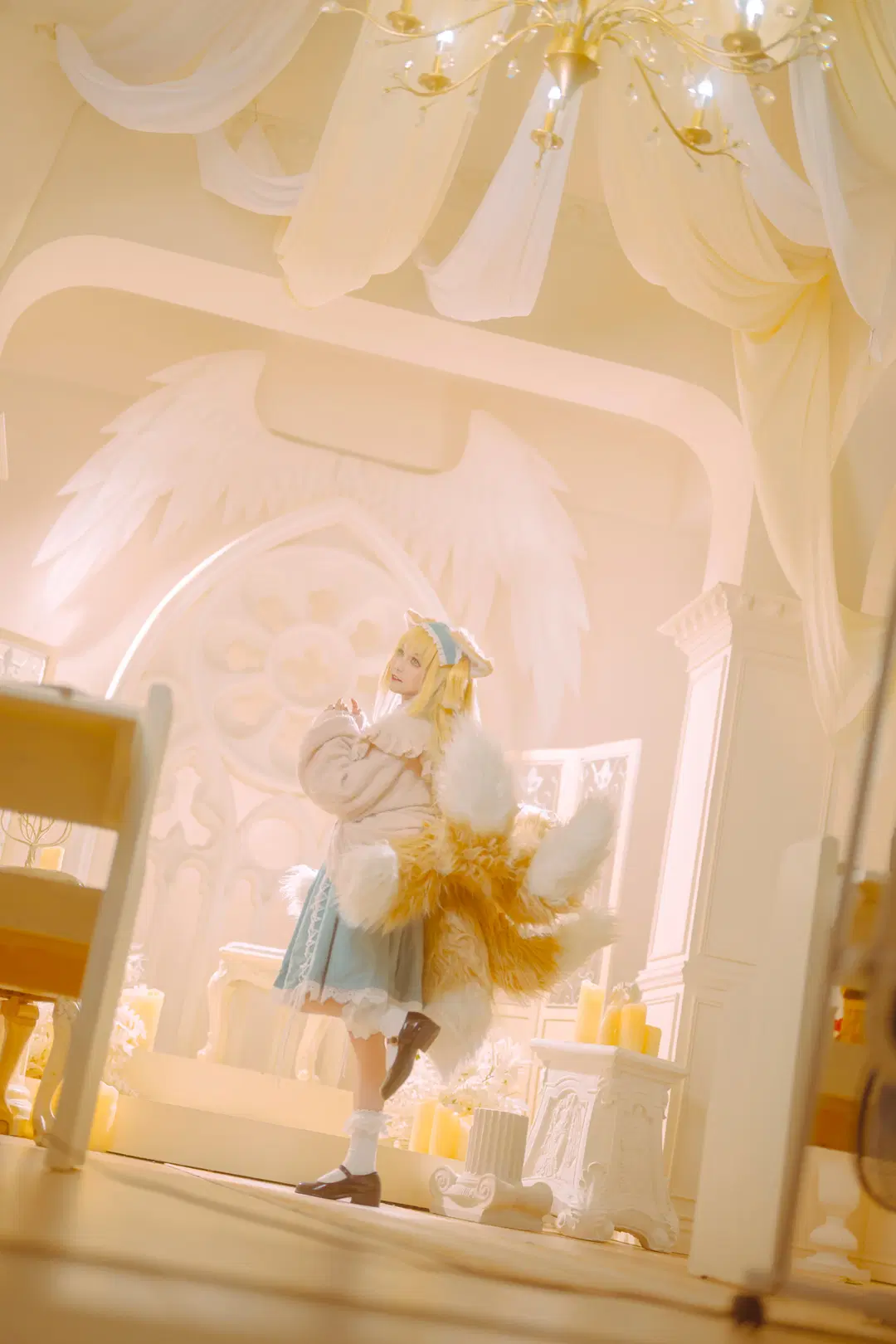 [Suzuran Cosplay] Arknights: Lisa's Church Birthday Celebration Photoset by 叽叽叽蓝 - Image 3