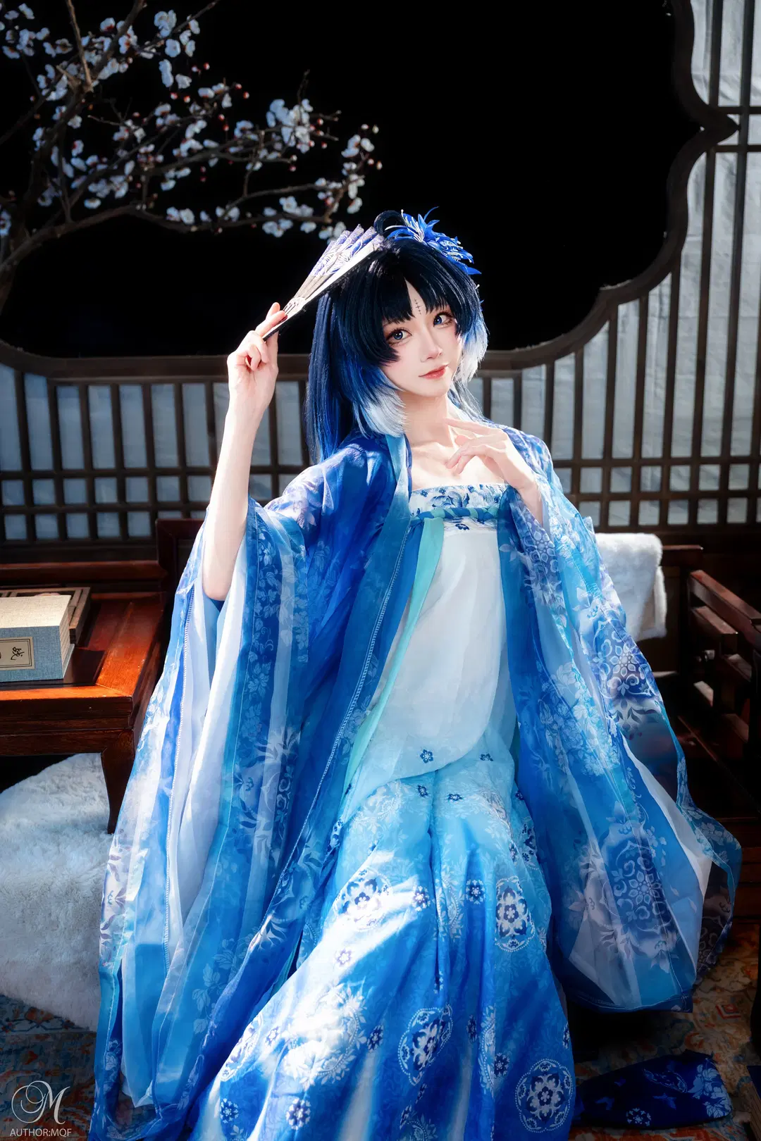 【秧秧cos】鸣潮中那一抹清新的国风幽蓝 - 默秋风 - 第5张