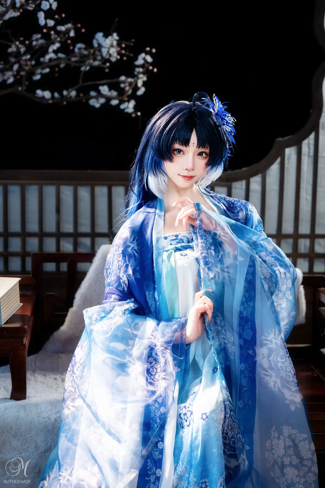 【秧秧cos】鸣潮中那一抹清新的国风幽蓝 - 默秋风 - 第7张