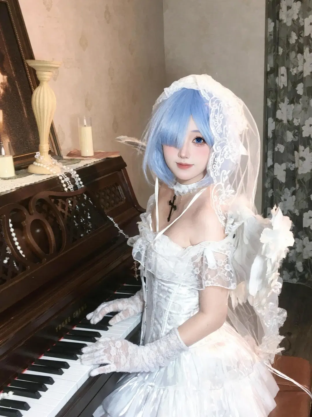 【蕾姆cos】從零開始的異世界，花嫁私設拍攝記錄 - 坑坑不坑 - 第2張