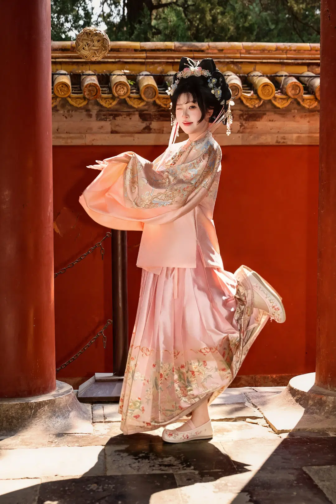 古风cosplay, 汉服摄影, 明制汉服, 故宫写真, 大明少女
