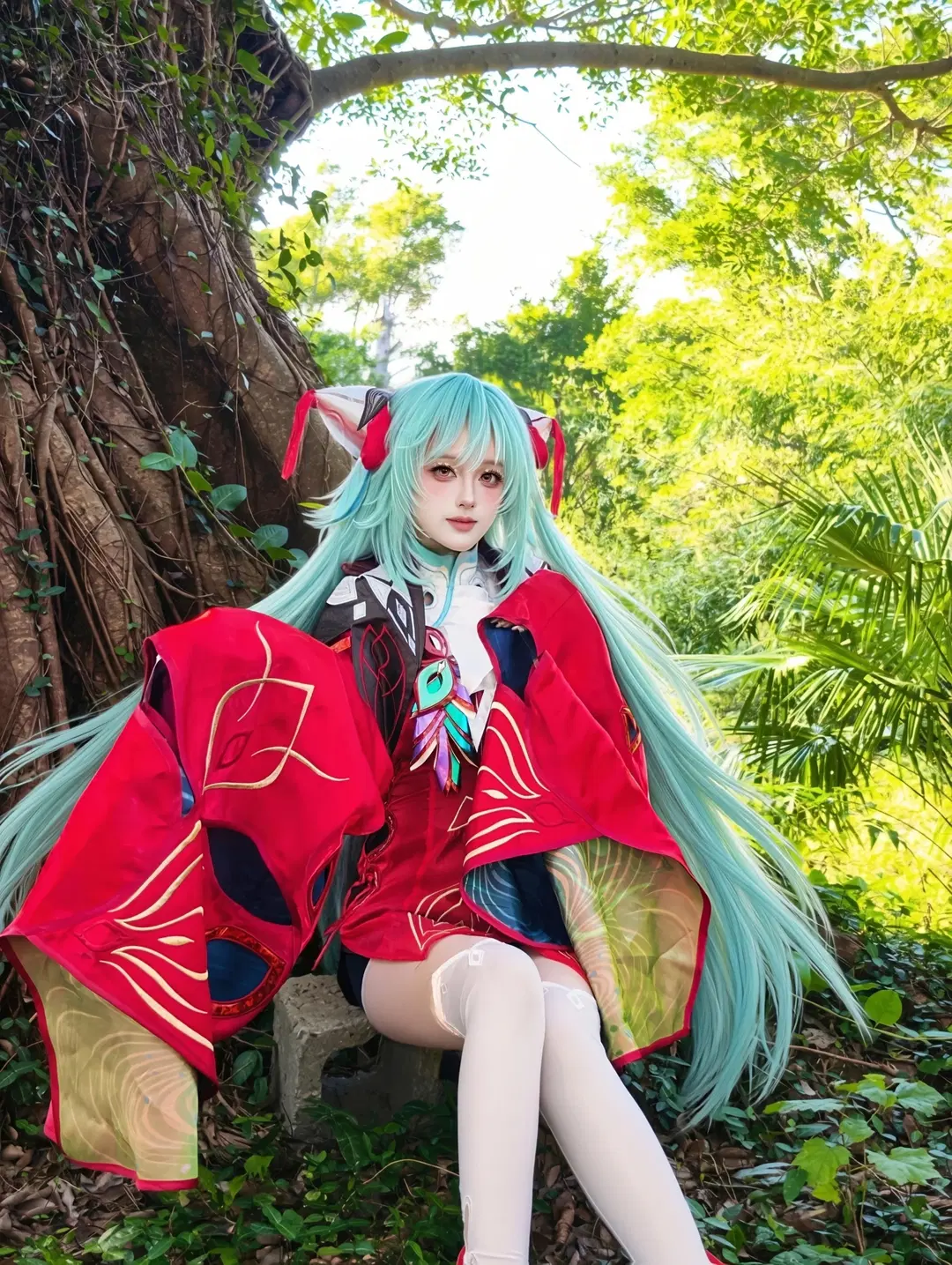 Honor of Kings, Dyadia cosplay, White stockings