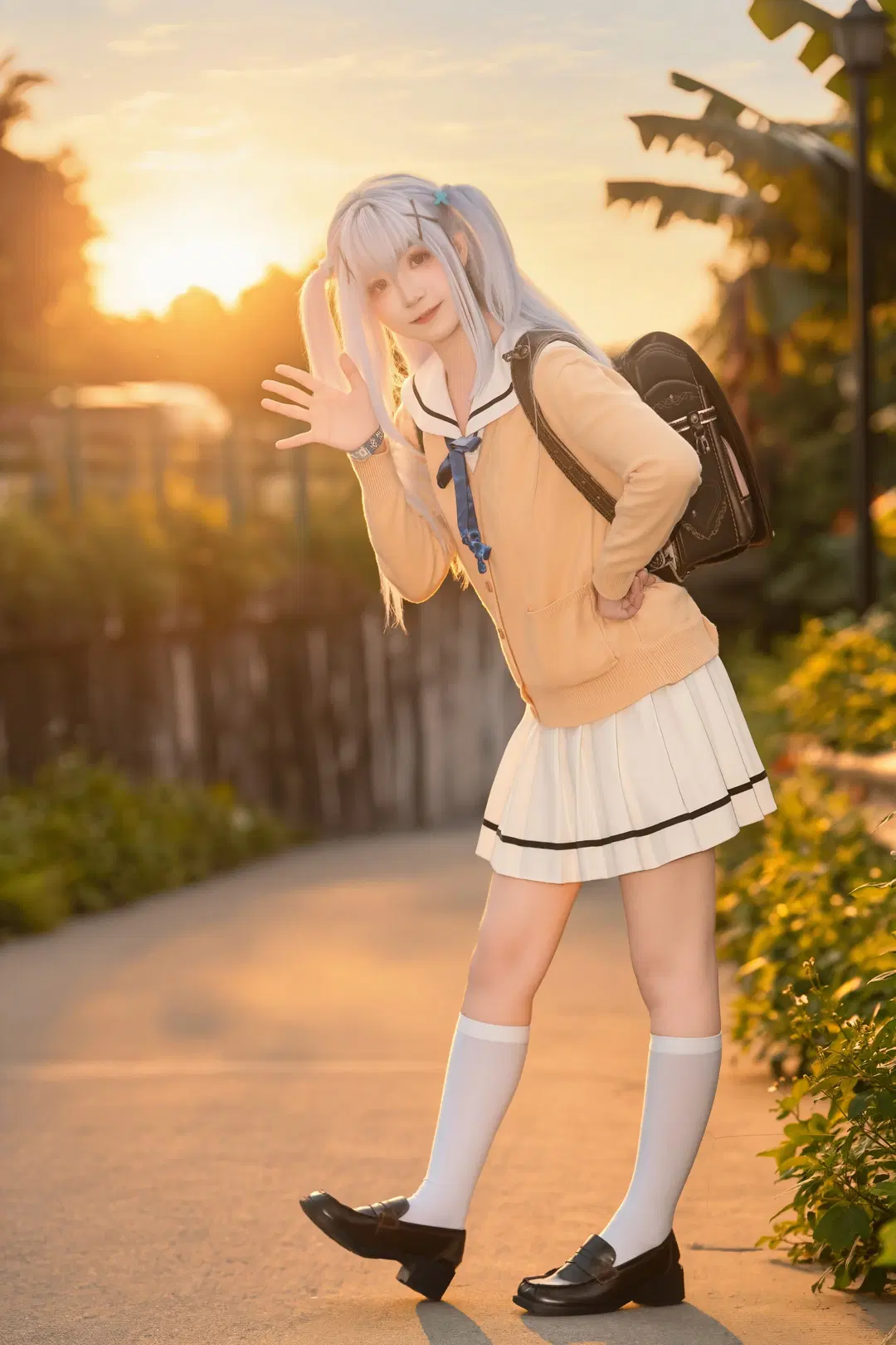 【香風智乃 コスプレ】『ご注文はうさぎですか？』夕暮れの放課後日常 - 喵蛋poi🐾 - 2枚目