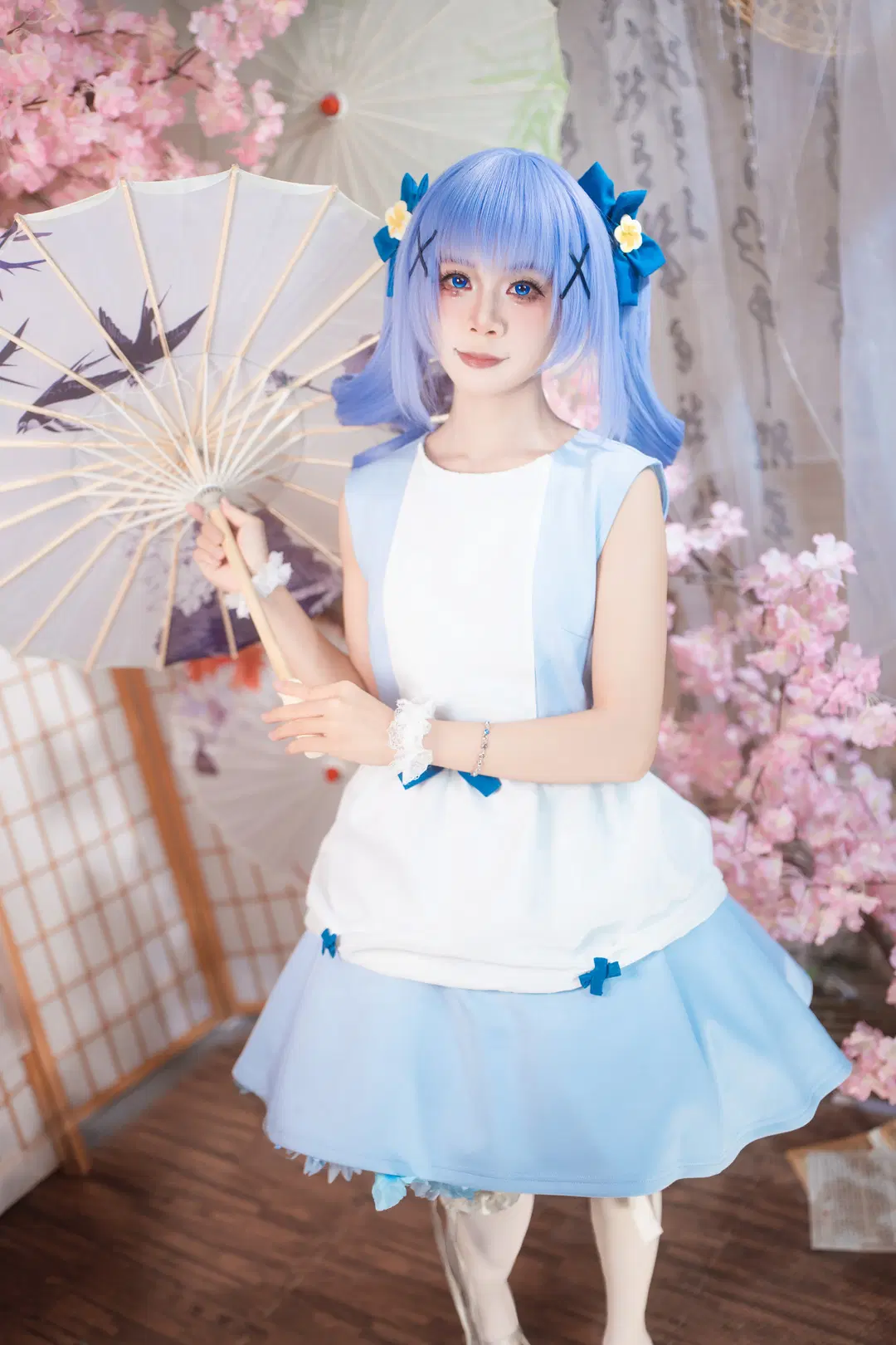 【智乃コスプレ】『ご注文はうさぎですか？』桜の木の下で開くお茶会 - 喵蛋poi🐾 - 4枚目