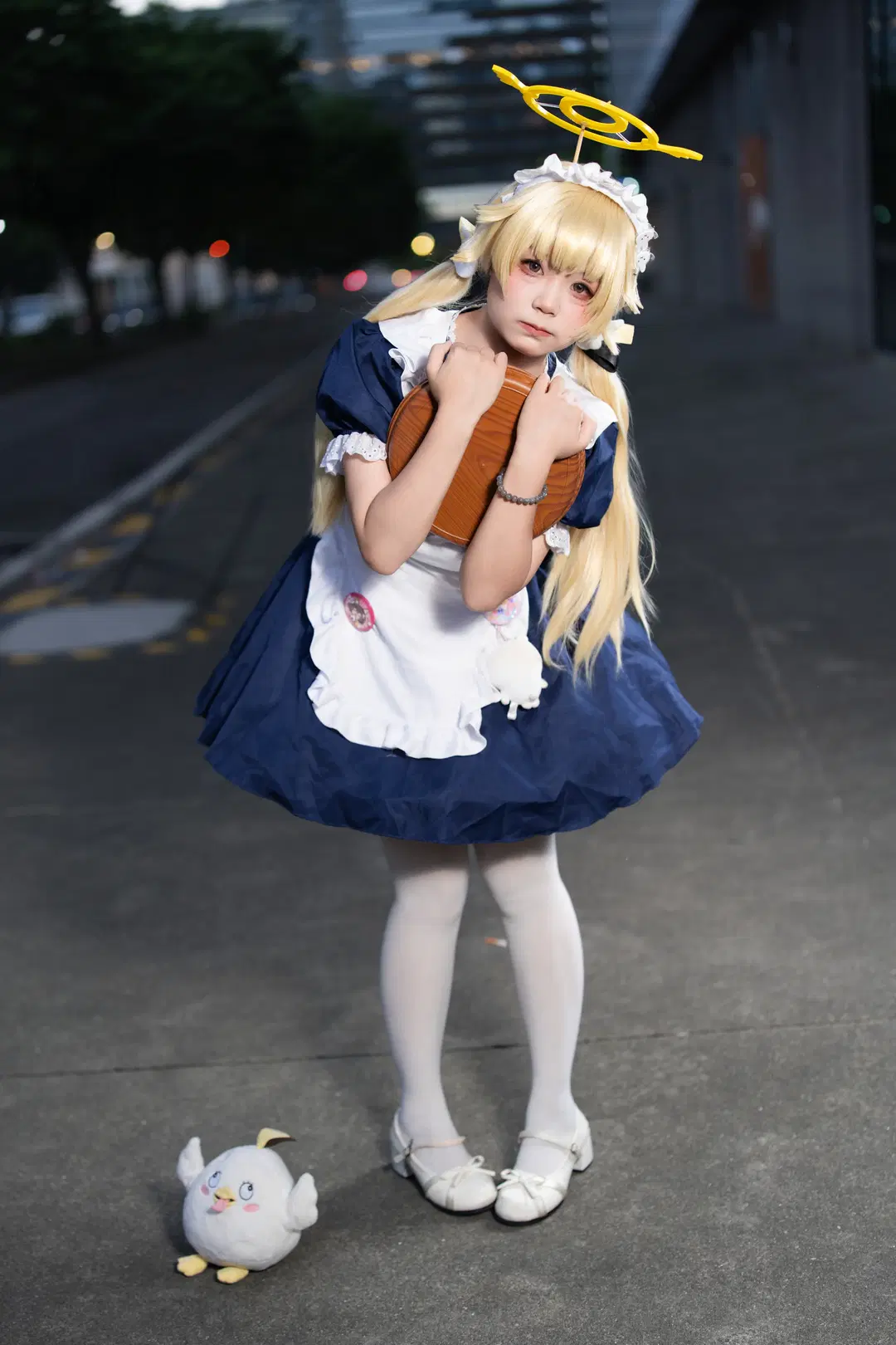 【日富美cos】蔚蓝档案天使女仆私设的漫展记录 - 喵蛋poi🐾 - 第3张