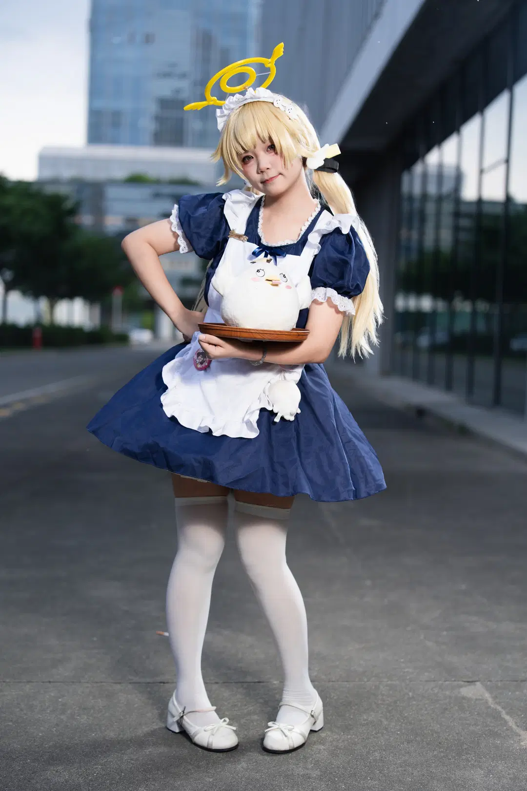 【日富美cos】蔚蓝档案天使女仆私设的漫展记录 - 喵蛋poi🐾 - 第5张