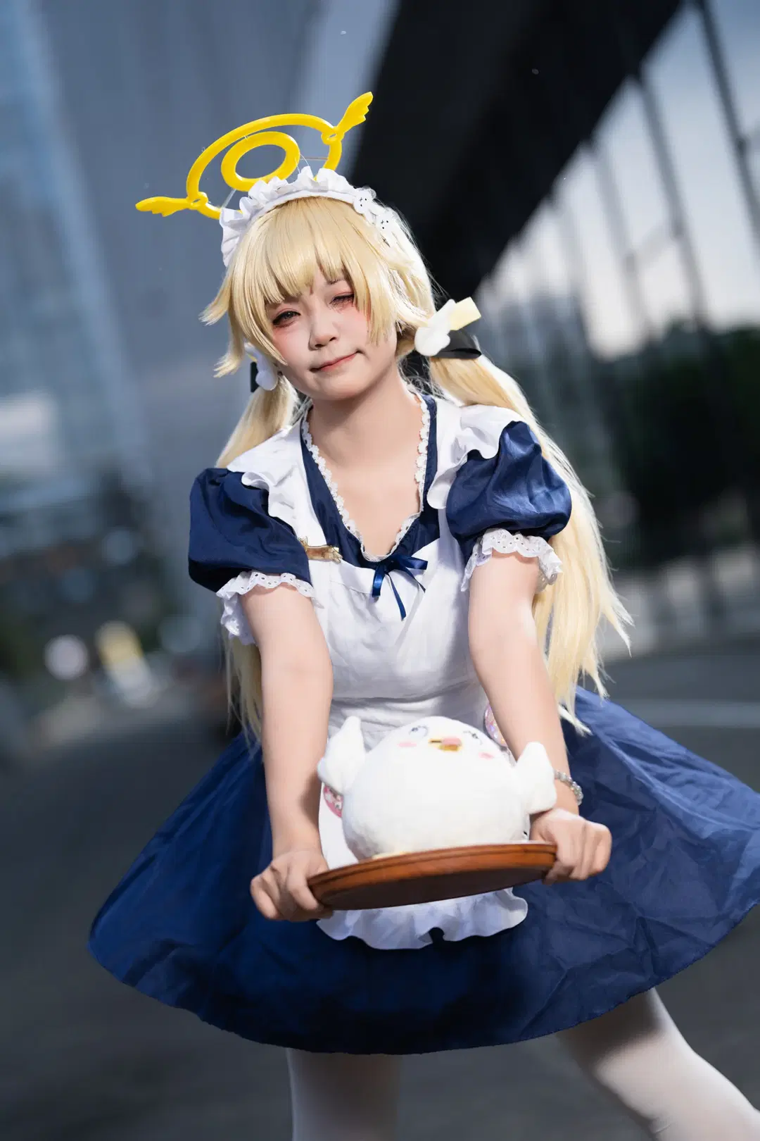 【日富美cos】蔚蓝档案天使女仆私设的漫展记录 - 喵蛋poi🐾 - 第8张