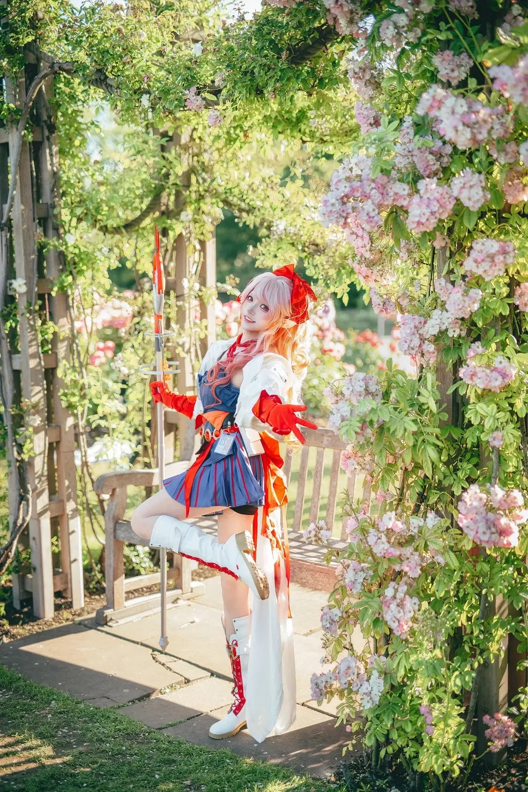 【遥cos】明日方舟遥的花园生日贺图