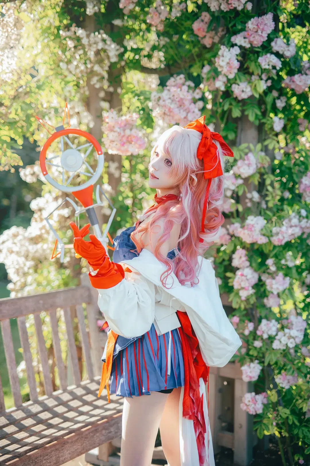[Haruka cosplay] Arknights Haruka: Garden Birthday Celebration Portrait by 心上秋 - Image 4