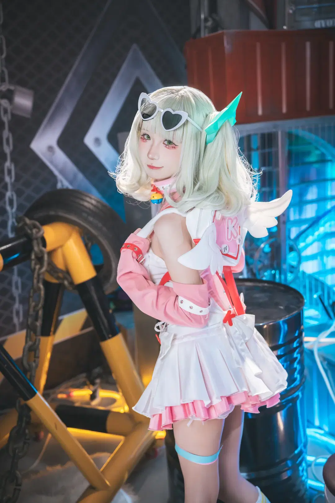 [Sunna cosplay] Zenless Zone Zero: Pink and white Techwear Studio shoot diary by 吶魄罗 - Image 7