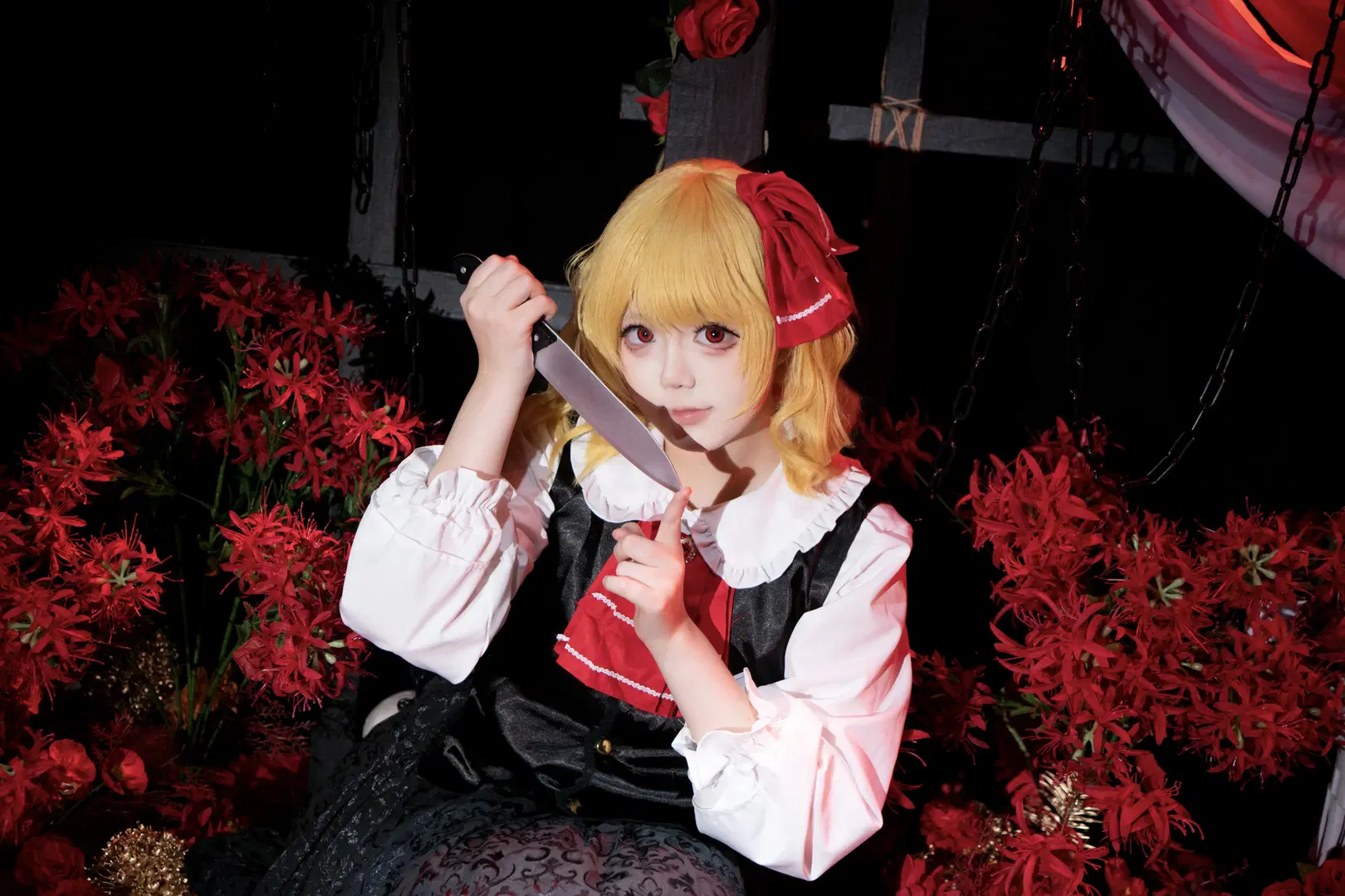 【露米娅cos】东方project暗黑哥特风正片 - 屿西奈 - 第4张