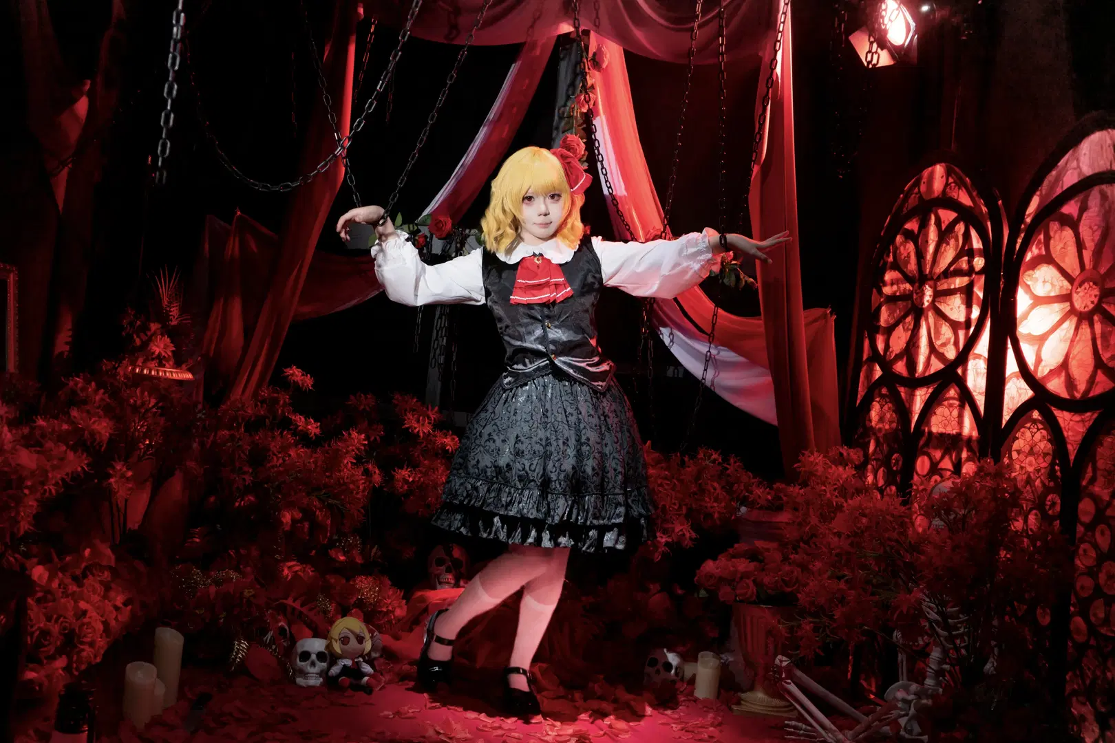 【露米娅cos】东方project暗黑哥特风正片 - 屿西奈 - 第9张