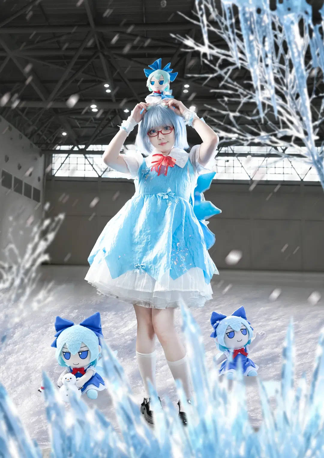 【Cirno cosplay】Touhou Project Ice and Snow Themed Convention photo Sharing by 屿西奈 - Image 2