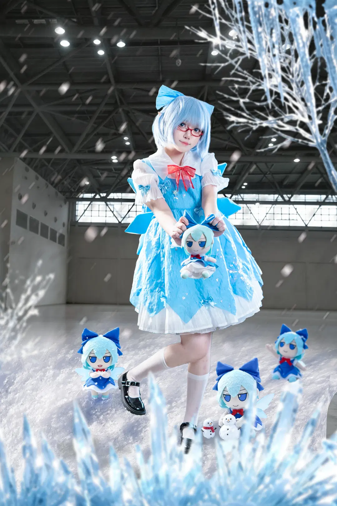 【Cirno cosplay】Touhou Project Ice and Snow Themed Convention photo Sharing by 屿西奈 - Image 4