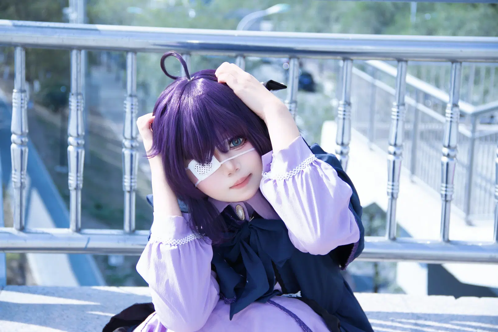 【小鸟游六花cos】中二病也要谈恋爱的邪王真眼外景正片 - 屿西奈 - 第4张