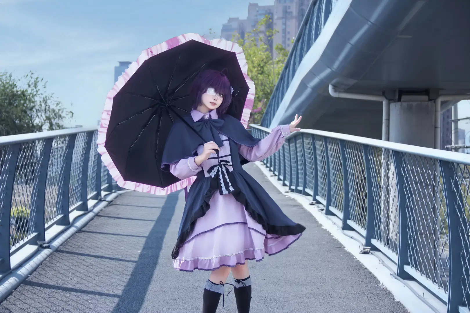 【小鸟游六花cos】中二病也要谈恋爱，邪王真眼外景活力呈现 - 屿西奈 - 第6张