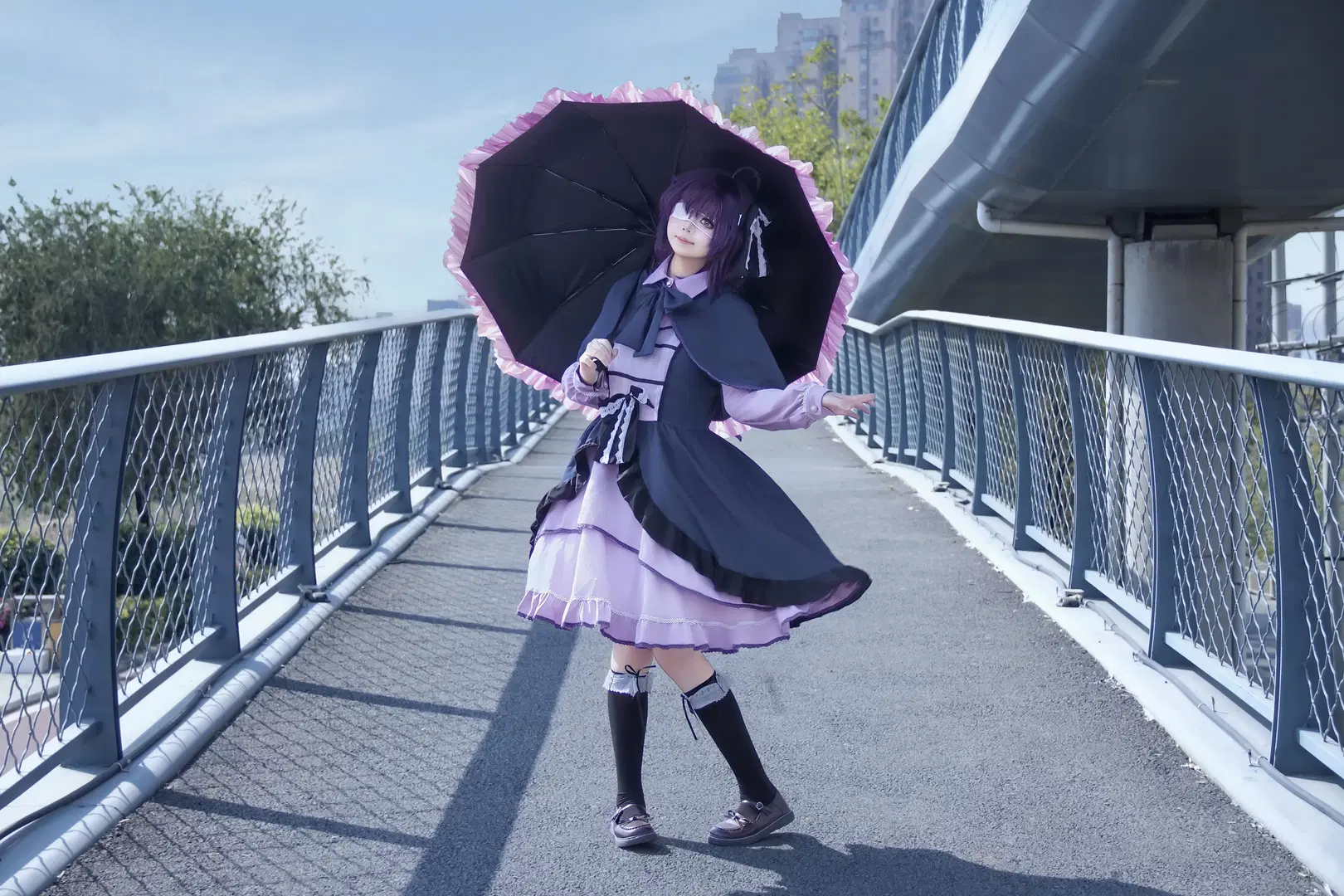 【小鸟游六花cos】中二病也要谈恋爱，邪王真眼外景活力呈现 - 屿西奈 - 第7张