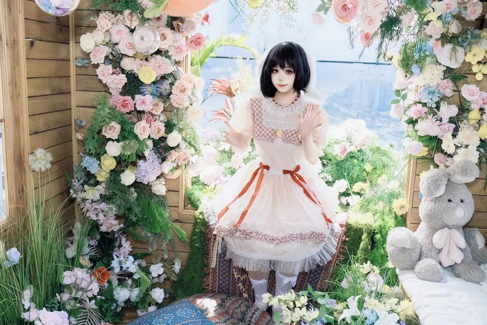 【因幡帝cos】東方project裡的幸運白兔 - 屿西奈 - 第2張