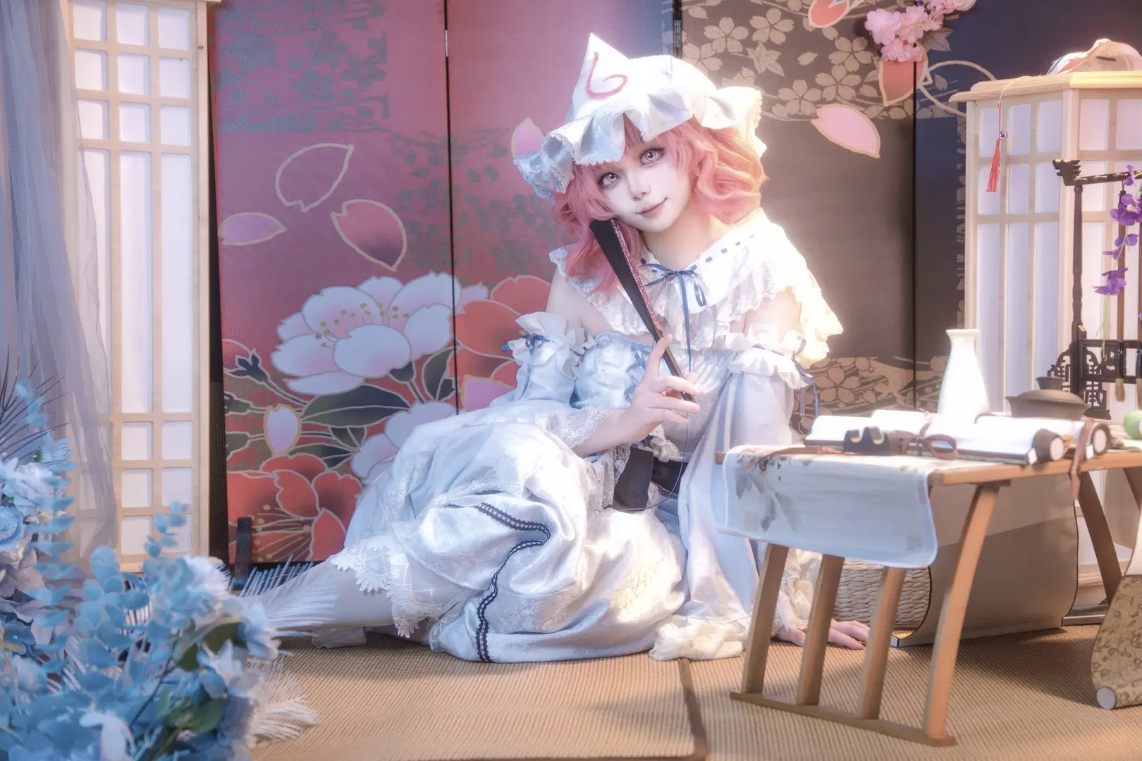 【西行寺幽幽子cos】東方Project和風場景還原 - 屿西奈 - 第6張