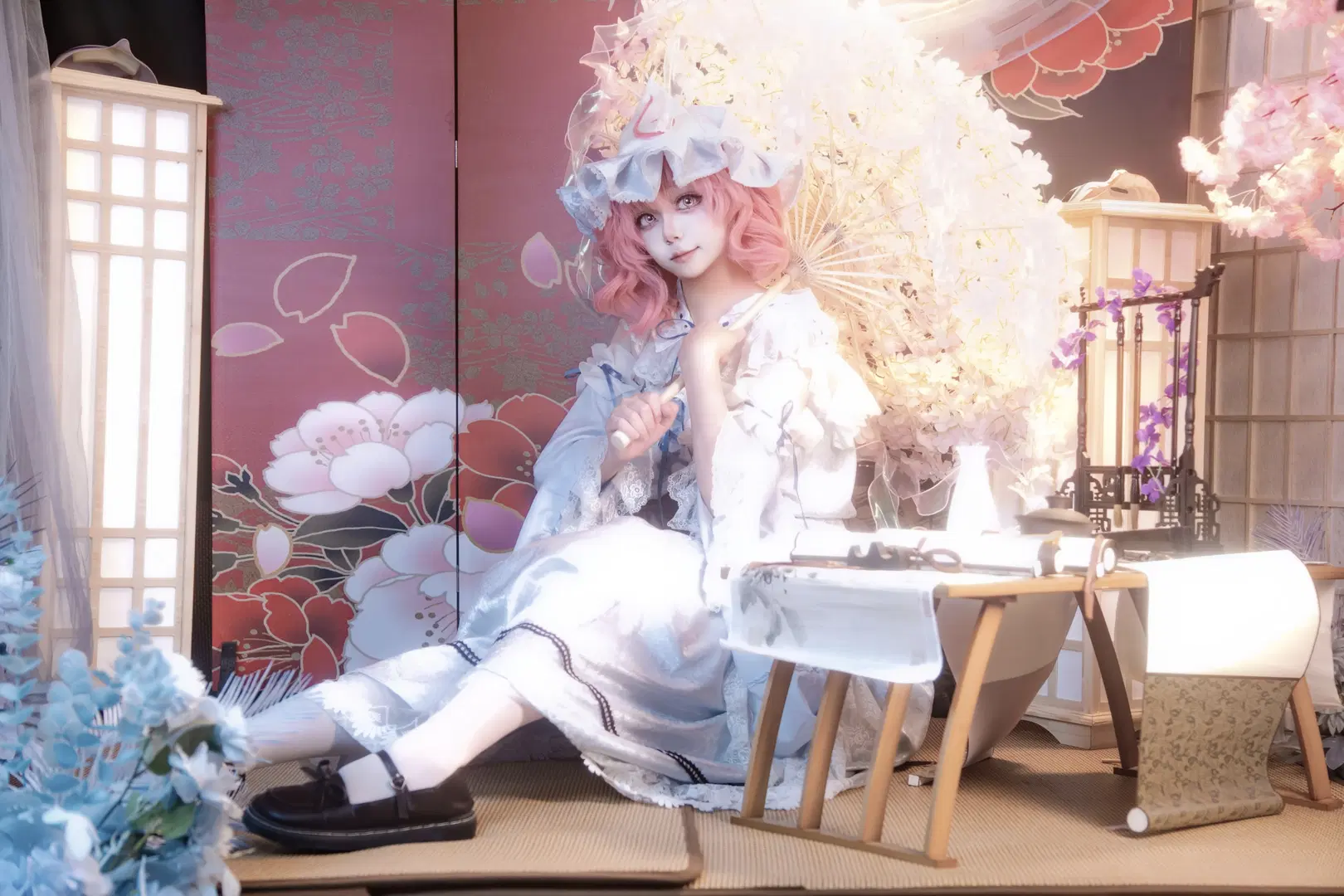 【西行寺幽幽子cos】東方Project和風場景還原 - 屿西奈 - 第7張