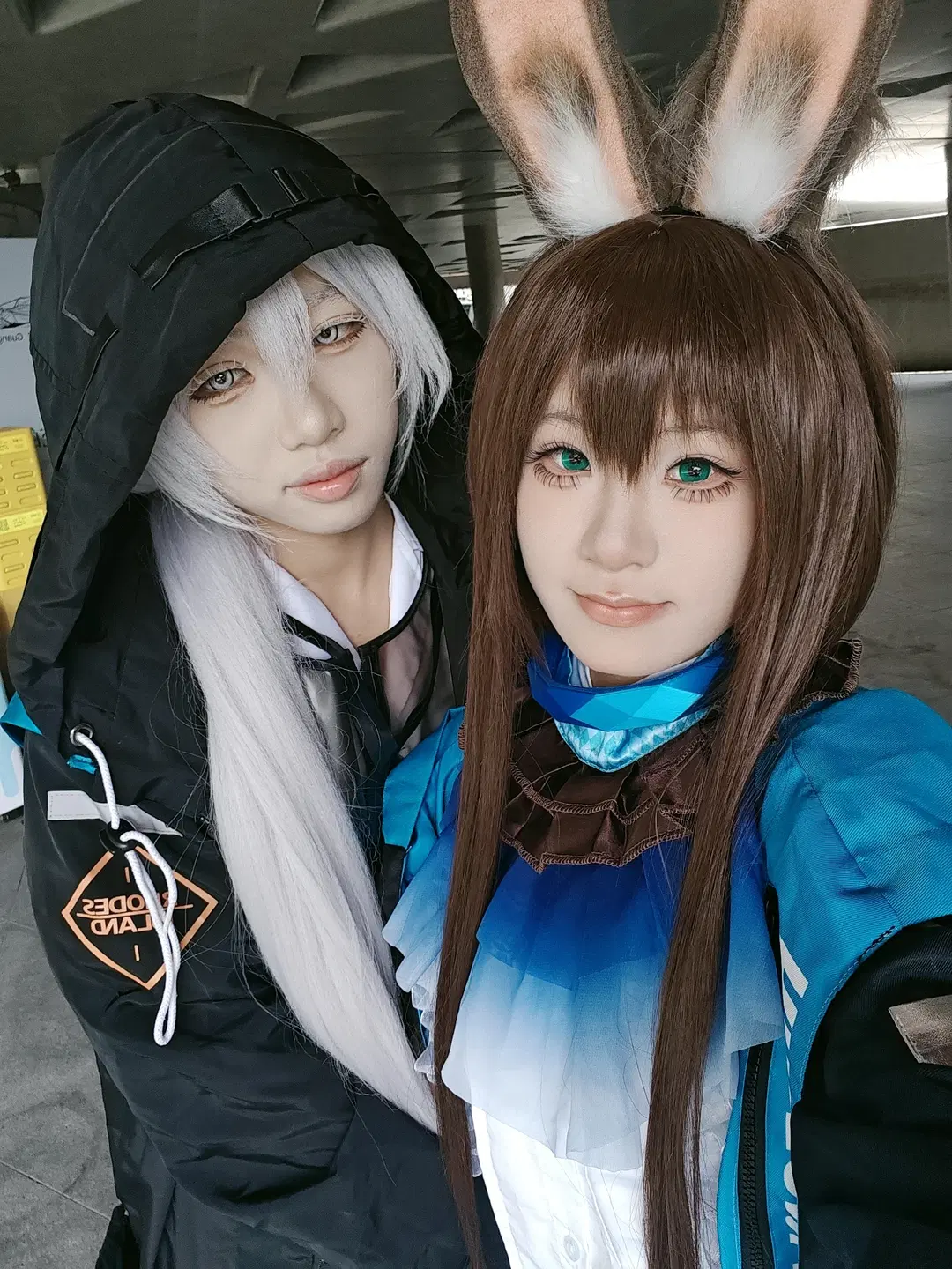 【阿米婭cos】明日方舟博兔向，家人與伴侶的溫馨記錄 - 叙拉古黑帮尚雪兔 - 第6張