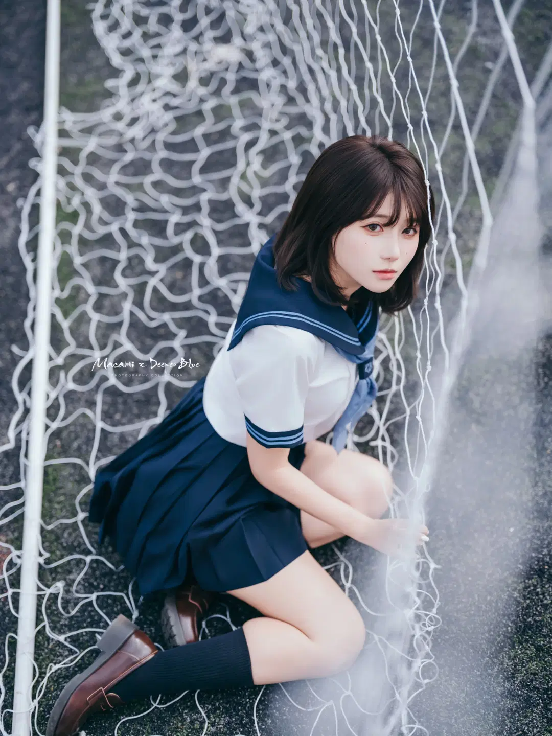放課後のグラウンド、この日本風セーラー服の写真は青春の息吹に満ち溢れている - 小蓝同学摄影会 - 8枚目